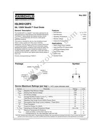 ISL9K8120P3 Datasheet Cover