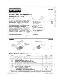 ISL9R8120S3ST Datasheet Cover