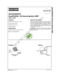 ISL9V2540S3ST Datasheet Page 2