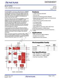 ISLA112P50IRZ Datasheet Cover