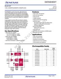 ISLA214P25IRZ Datasheet Cover