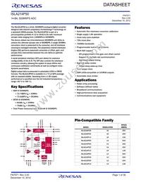 ISLA214P50IRZ Datasheet Cover