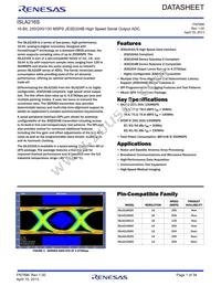 ISLA216S25IR1Z Datasheet Cover