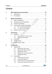 ISM303DACTR Datasheet Page 2