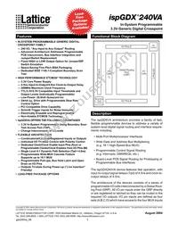 ISPGDX240VA-7B388I Datasheet Cover