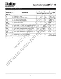 ISPLSI 1016E-80LT44I Datasheet Page 7