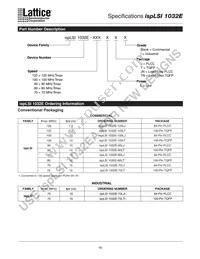 ISPLSI 1032E-70LTI Datasheet Page 16