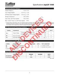 ISPLSI 1048-70LQ Datasheet Page 4