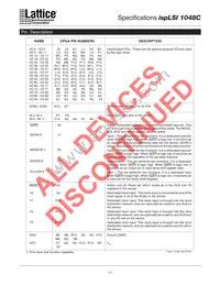 ISPLSI 1048C-70LQ Datasheet Page 12