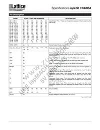 ISPLSI 1048EA-170LT128 Datasheet Page 11