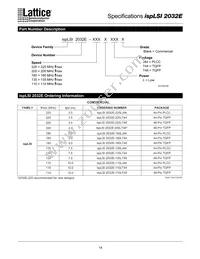 ISPLSI 2032E-225LJ44 Datasheet Page 14
