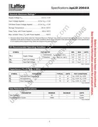 ISPLSI 2064A-80LT100I Datasheet Page 3