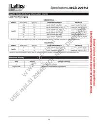 ISPLSI 2064A-80LT100I Datasheet Page 14