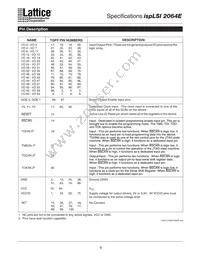ISPLSI 2064E-200LT100 Datasheet Page 9