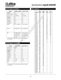 ISPLSI 2064VE-280LT44 Datasheet Page 12