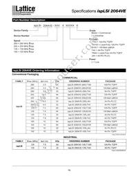 ISPLSI 2064VE-280LT44 Datasheet Page 16