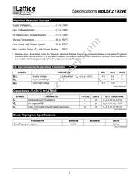 ISPLSI 2192VE-225LT128 Datasheet Page 3