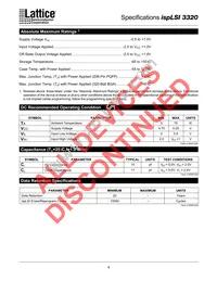 ISPLSI 3320-70LQ Datasheet Page 5