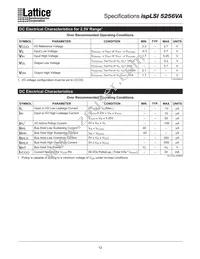 ISPLSI 5256VA-70LQ208 Datasheet Page 12