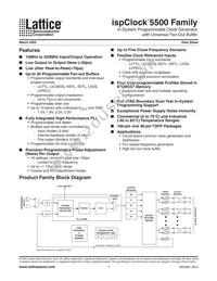 ISPPAC-CLK5520V-01T100I Datasheet Cover