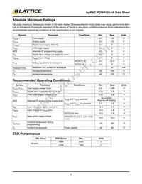 ISPPAC-POWR1014A-02T48I Datasheet Page 5