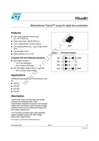 ITA25B1 Datasheet Cover