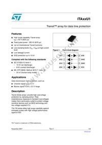 ITA6V1U1 Datasheet Cover