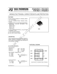 ITA6V5C1RL Datasheet Cover