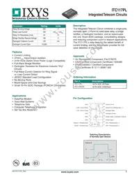 ITC117PL Datasheet Cover