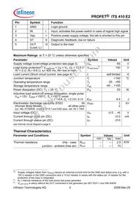 ITS410E2E3043HKSA1 Datasheet Page 2