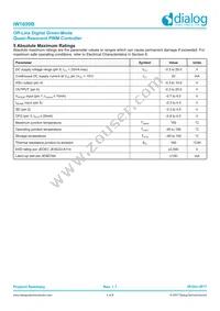 IW1699B-05 Datasheet Page 4