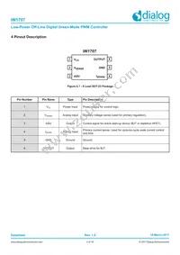 IW1707-03 Datasheet Page 4