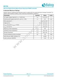 IW1709-11 Datasheet Page 4