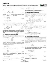 IW1710-01 Datasheet Page 14