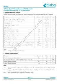 IW1820-35 Datasheet Page 4