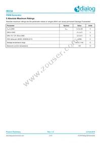 IW338-10 Datasheet Page 3