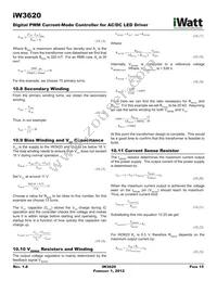IW3620-00 Datasheet Page 15