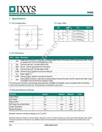 IX4340NETR Datasheet Page 3