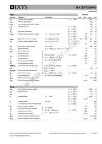 IXA12IF1200PB Datasheet Page 2
