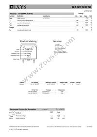 IXA12IF1200TC-TUB Datasheet Page 3