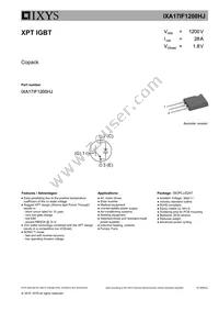 IXA17IF1200HJ Datasheet Cover