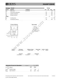 IXA20IF1200HB Datasheet Page 3