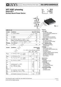 IXA20PG1200DHG-TUB Datasheet Cover