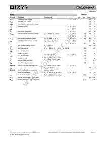 IXA220I650NA Datasheet Page 2