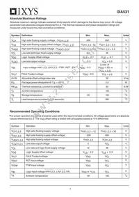 IXA531S10T/R Datasheet Page 4