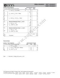 IXBA14N300HV Datasheet Page 2