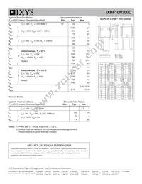 IXBF10N300C Datasheet Page 2