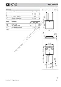 IXBF40N160 Datasheet Page 2