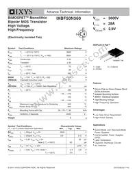 IXBF50N360 Datasheet Cover