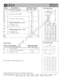 IXBH16N170 Datasheet Page 2